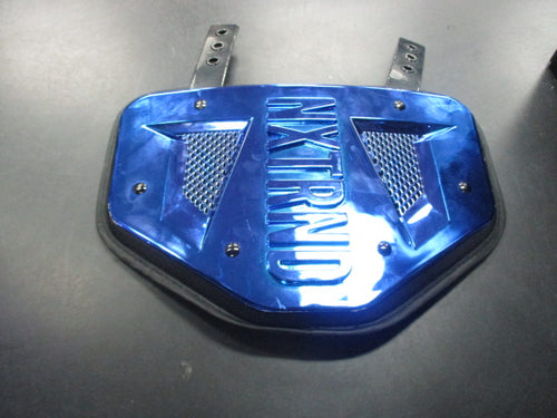 Used NXTRND Chrome Blue Adult Football Backplate (No Hardware)