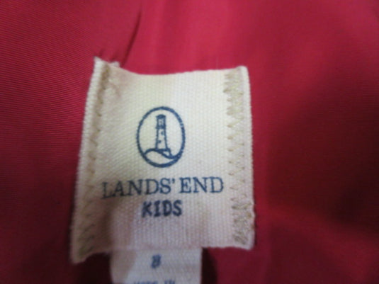 Used Kids Pink Lands End Snow Bibs Size 6
