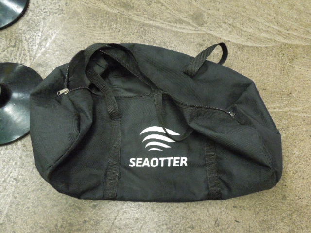 Load image into Gallery viewer, Used SEAOTTER Soccer Agility Poles Set of 5 with Carry Bag
