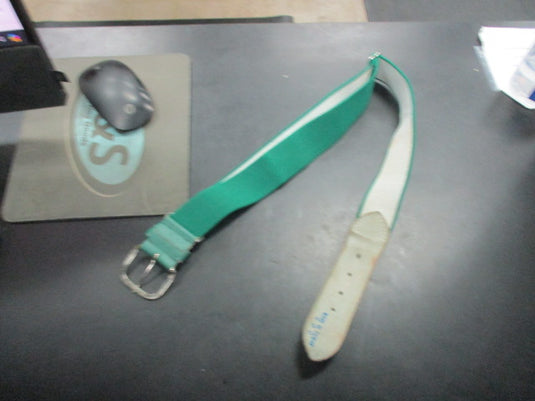 Used Adult Green Baseball Belt