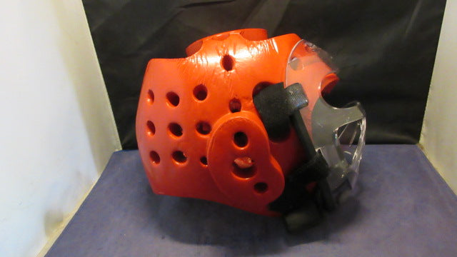 Load image into Gallery viewer, Used Macho ATA Head Gear w/ Face Mask Size Large- wear inside
