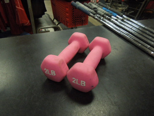 Used Pair of 2 lb Neoprene Dumbbells