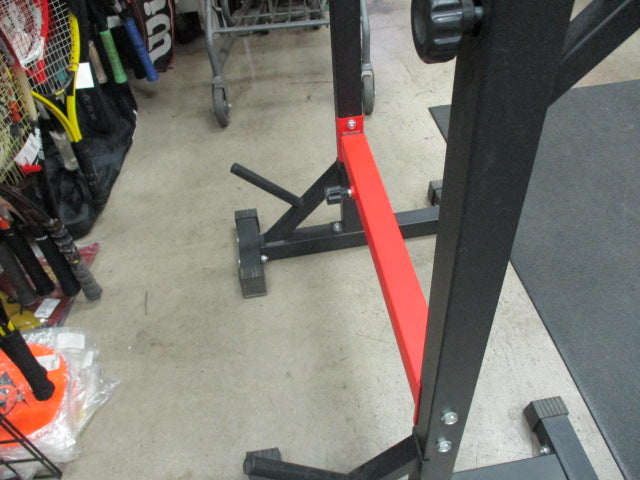 Load image into Gallery viewer, Used Adjustable Barbell Rack Stand Multi-function Squat Rack
