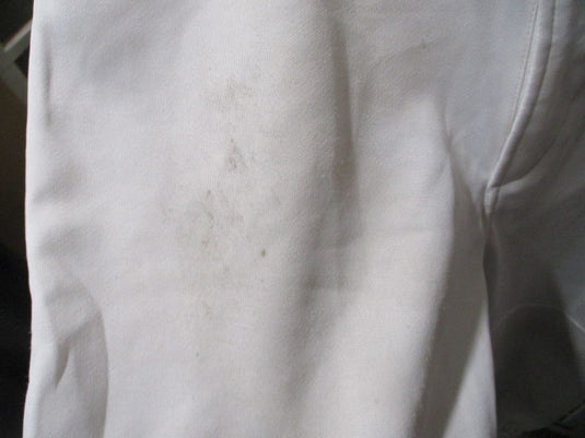 Used Mizuno White Knicker Bottom Pants Adult Size Large - stains