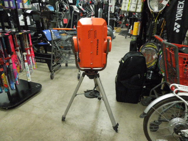 Load image into Gallery viewer, Heavy Use Granada III Single Speed Wiffle Ball Pitching Machine with OG Tripod
