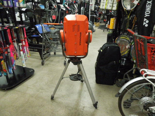 Heavy Use Granada III Single Speed Wiffle Ball Pitching Machine with OG Tripod