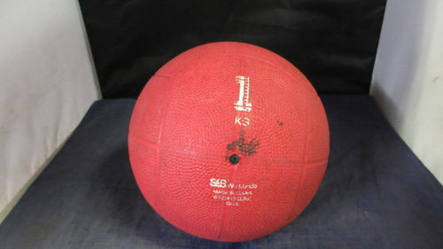 Used S&S 2.2 lb / 1 kg Rubber Medicine Ball