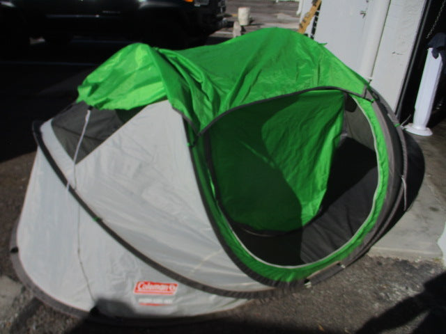 Load image into Gallery viewer, Used Coleman Pop- UP Expansible 4 Person Camping Tent
