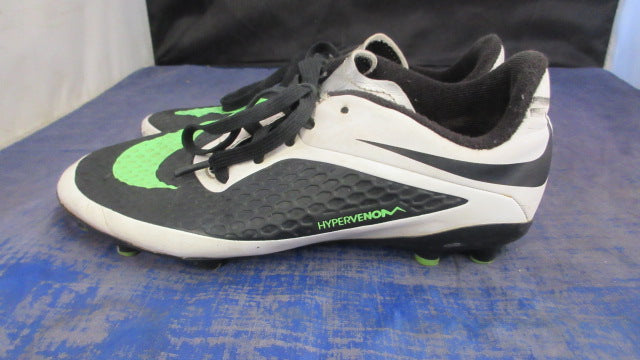 Load image into Gallery viewer, Used Nike Hypervenom Soccer Cleats Youth SIze 2 - toe wear
