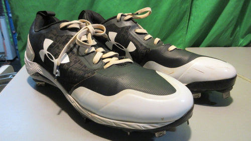 Used Under Armour Charged Metal Baseball Shoes/Cleats Size 13