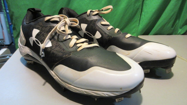 Load image into Gallery viewer, Used Under Armour Charged Metal Baseball Shoes/Cleats Size 13

