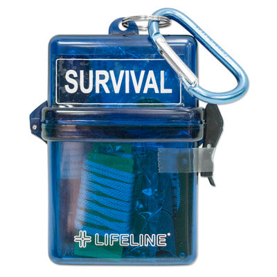 New Lifeline Weather Resistant Survival Kit - 13 Piece Kit