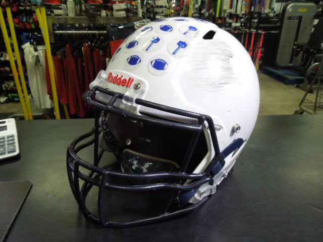 Load image into Gallery viewer, Used Riddel Victor-i Youth Football Helmet Size L/XL Last Cert 2021
