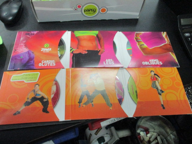 Load image into Gallery viewer, Zumba Fitness Join The Party Rattle Dumbell Set With DVD Set
