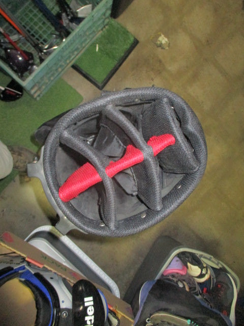 Load image into Gallery viewer, Used Top Flite Golf Stand Bag in Red and Black
