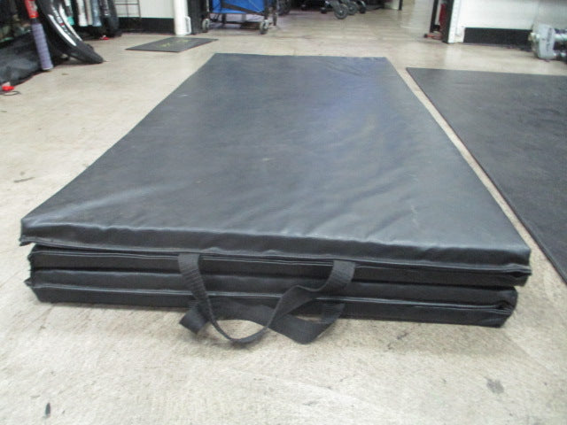 Load image into Gallery viewer, Used 4&#39; x 8&#39; Black Folding Tumbling Mat
