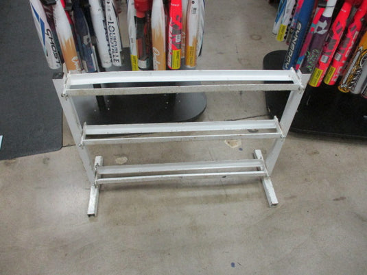 Used White 32" DUMBELL RACK