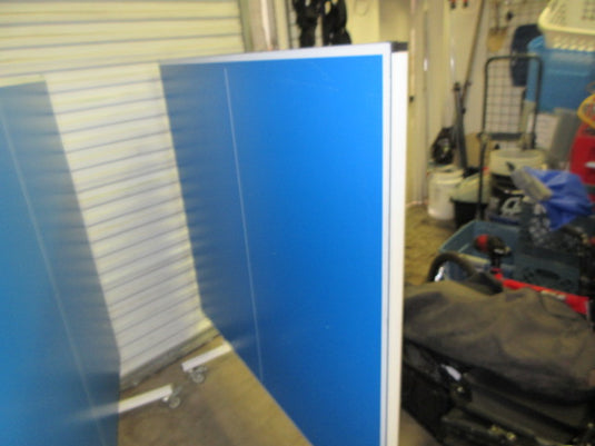 Used Stiga Outdoor Aluninum Ping Pong Table With Net (Net Behind Counter)