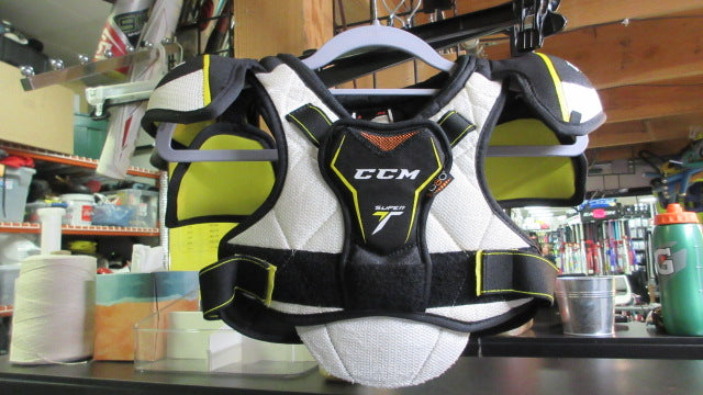 Load image into Gallery viewer, Used CCM Super Tacks Youth Large Hockey Shoulder Pads
