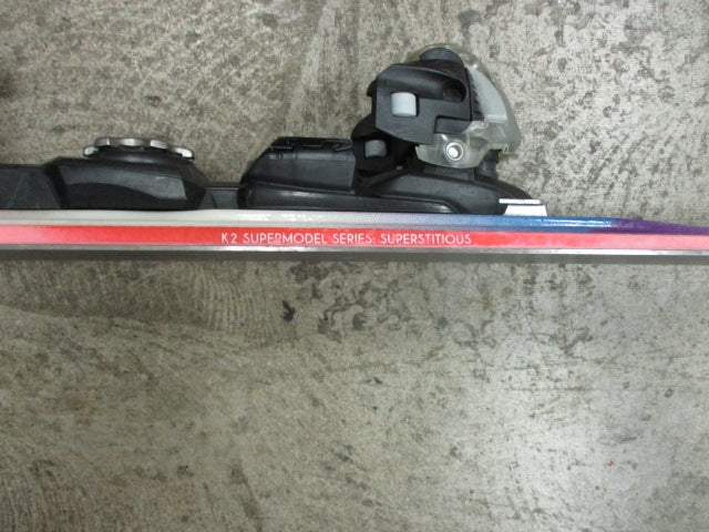 Load image into Gallery viewer, Used K2 Superstitious 153Cm Downhill Skis With Marker Bindings
