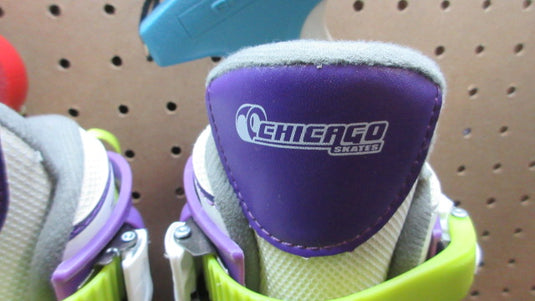 Used Chicago Kids Adjustable Quad Roller Skates - Size Small