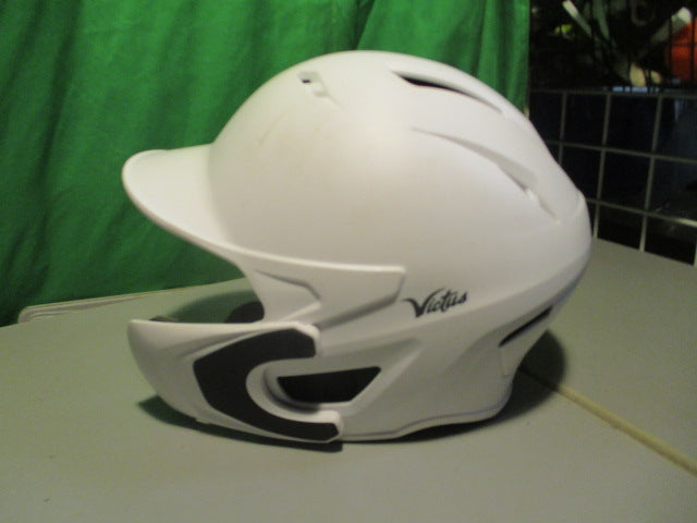 Load image into Gallery viewer, Used Victus White Jr Batting Helmet W/ jaw Guard 6 1/2- 7 1/2
