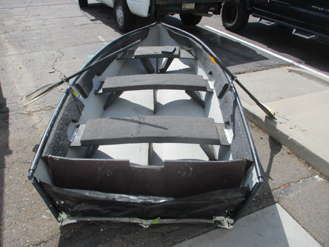 Load image into Gallery viewer, Used 12 FT FOLDING PORTA BOTE Boat With Paddles (Needs TLC)
