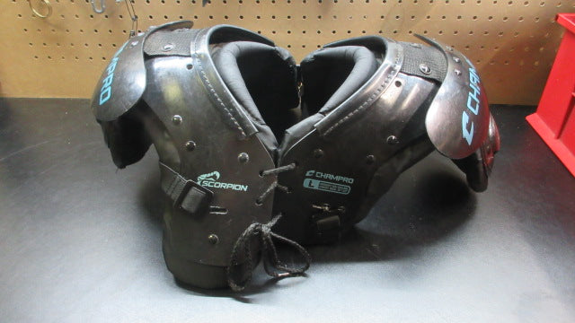 Load image into Gallery viewer, Used Champro Scorpion Shoulder Pads Size Youth Large

