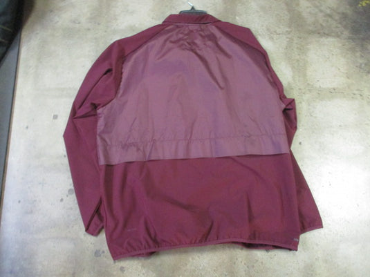 Adidas Maroon Lightweight 1/4 Zip Jacket Size XL