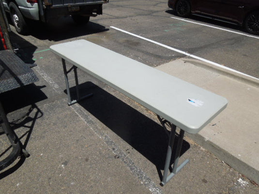 Used Uline 6 ft x 2 ft Fold Out Table