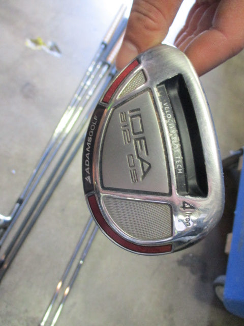 Load image into Gallery viewer, Used Adams Golf A12 OS Iron Hybrid Set 4-9, PW, SW - LH
