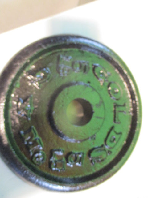 Used Gold's Gym 5LB Cast Iron Standard Weight Plate