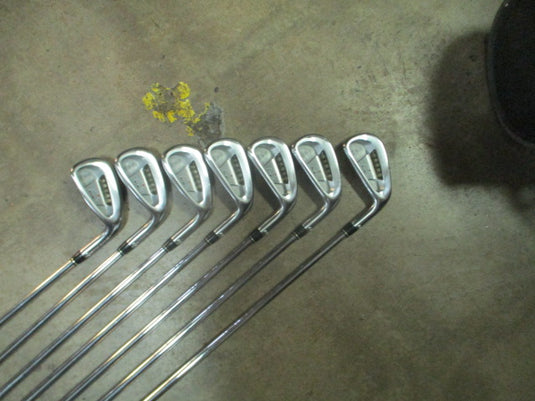 Used Taylormade Rac RH Steel Shaft 4-PW IRON SET Stiff (needs Grips)