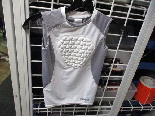 Used Cabasse Baseball Heart Guard Protective Sleeveless Shirt Size Youth XS