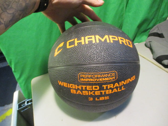 Load image into Gallery viewer, Used Champro Weighted 3LB Training Basketball
