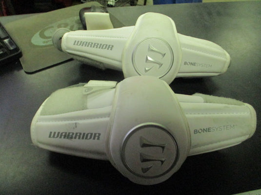 Used Warrior Burn Lacrosse Elbow Pads Size Large