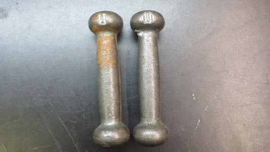 Used Vintage 1lb Dumbbells Set - Qty 2