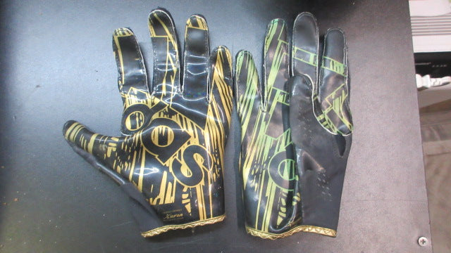 Load image into Gallery viewer, Used Adidas Football Receivers Gloves - Size Large
