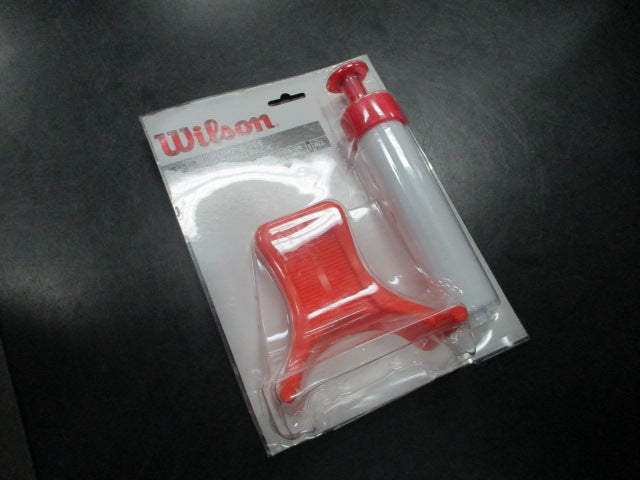 Load image into Gallery viewer, Like New Wilson NFL MVP Jr. Football Pump and Tee
