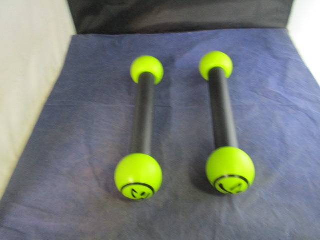 Load image into Gallery viewer, Used Zumba Sticks Pair Of 1lb Aerobic Dumbbells
