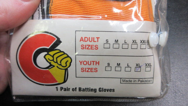 Load image into Gallery viewer, Mighty Grip Batting Gloves - Size Youth XL
