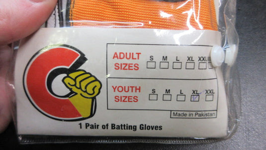 Mighty Grip Batting Gloves - Size Youth XL