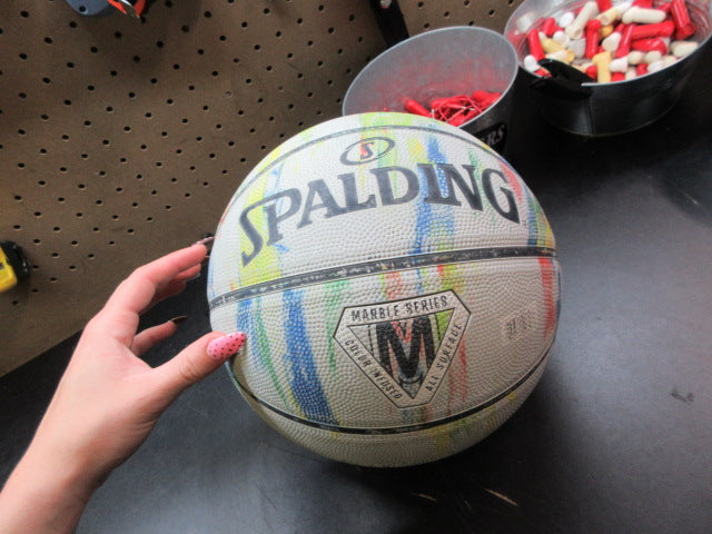 Load image into Gallery viewer, Used Spalding Marble Series Basketball - 7
