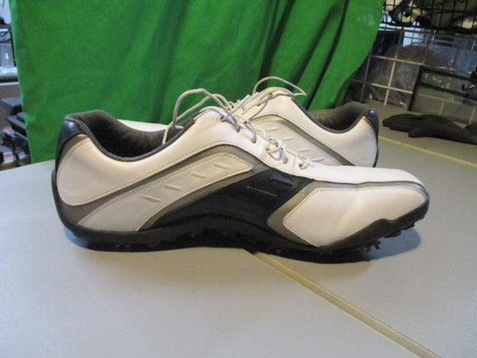 Used FJ Foot Joy Golf Shoes White Size 14