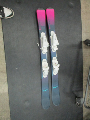 Used Axis Luna 100cm Downhill Skis W/ JRS Bindings