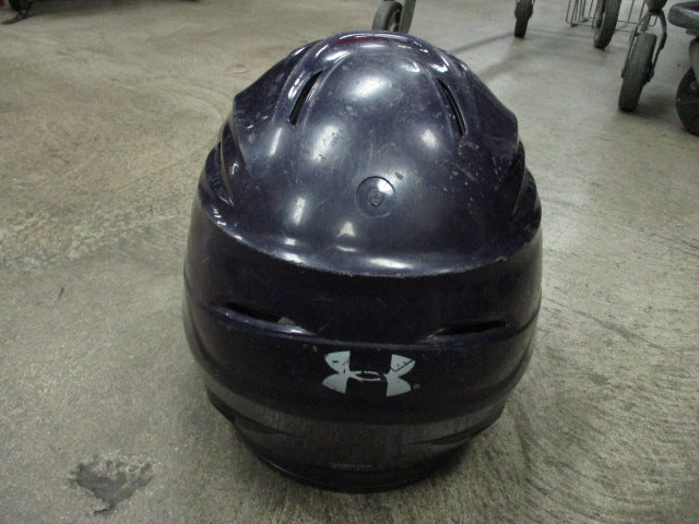 Load image into Gallery viewer, Used Under Armour Purple Batting Helmet w/ Mask Size 6 1/2 - 7 1/2
