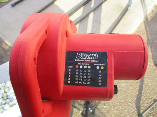 Used Base Hit Pitching Machine Will Pitch Real Baseballs