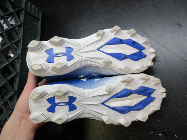 Load image into Gallery viewer, Used Under Armour Spotlight Franchise 4 RM Jr. Football Cleats - Size Youth 5.5
