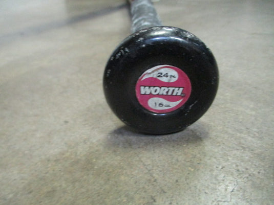 Used Worth 24" (-8) 16 oz T-Ball Bat