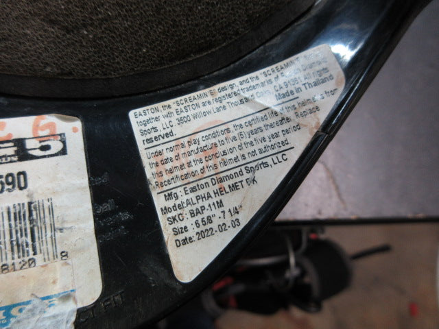 Load image into Gallery viewer, Used Easton Alpha Solid Batting Helmet - 6 5/8 - 7 1/4
